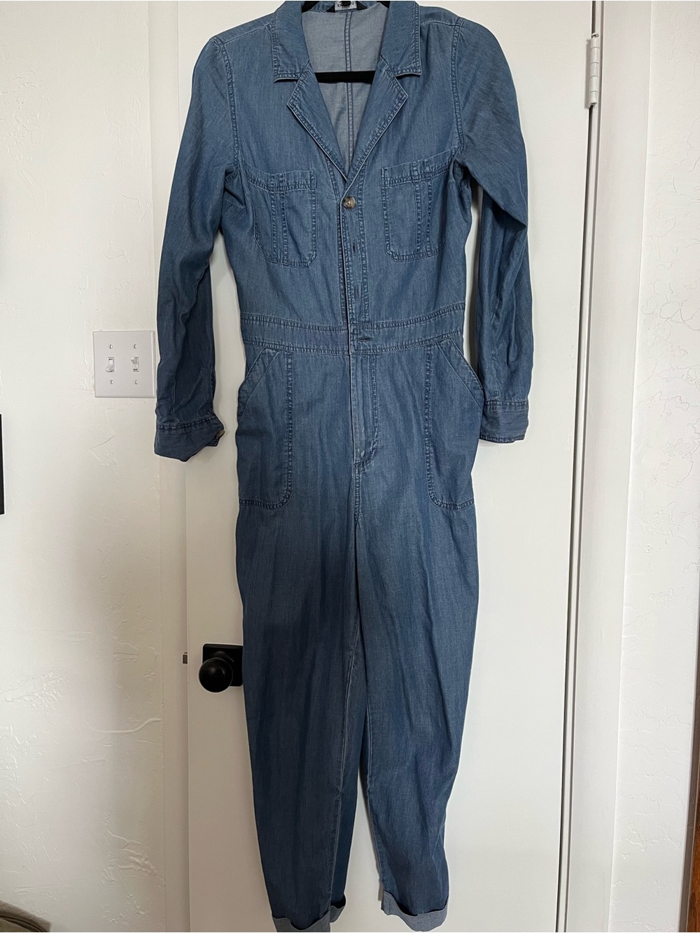 Lightweight Denim Jumpsuit